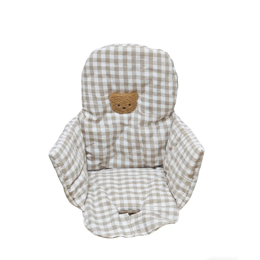 1PCS Bear Dinosaur Washable Foldable Baby Highchair Cover Antilop Chair Cushion Seat Covers Soft Cushion for Baby Feeding