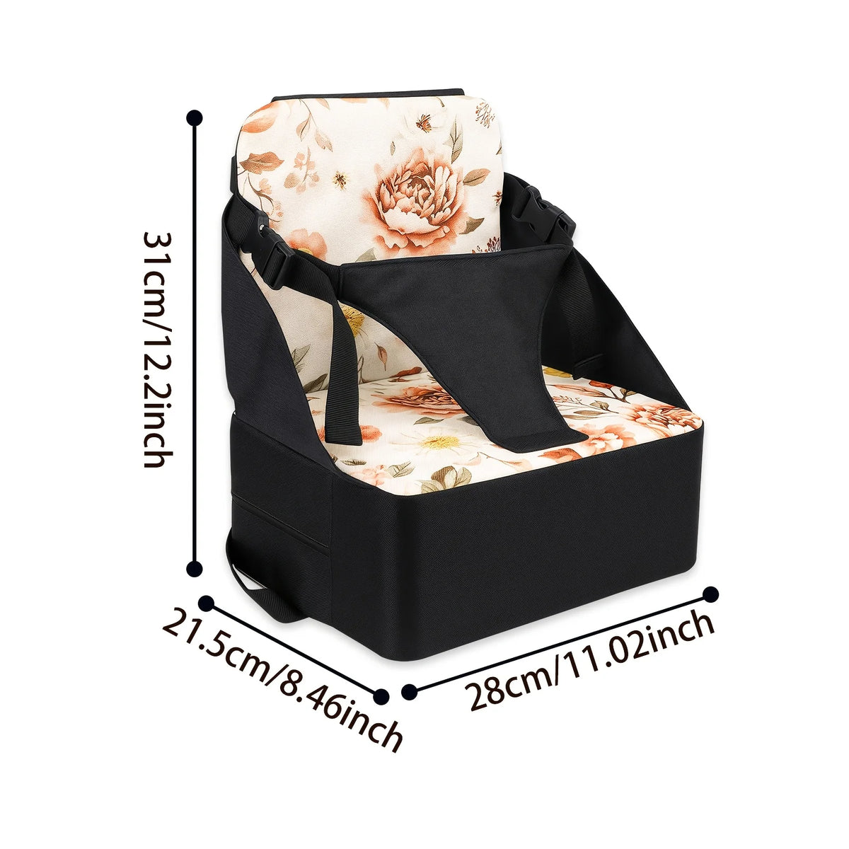 Portable Foldable Baby Dining Booster Seat Non Slip Pad For 0 3 Years Old Boys Girls Christmas Halloween Holiday Gift Supplies