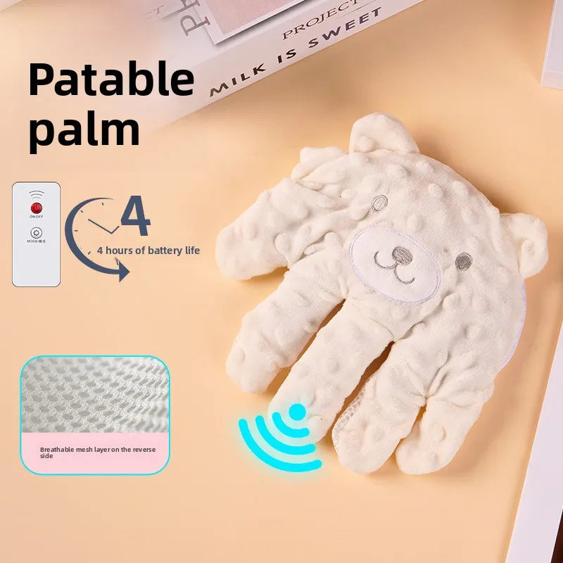 0-3Y Electric Baby Soothing Palm Hand Automatic Patting Sleep Companion Beater Sleeping Aid Pillow soother Toys for Calming Baby
