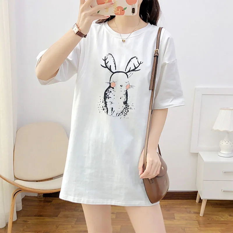 1PC Long Sleeve Nursing T-shirt Fashion Letters Print Maternity Lactation Clothes Postpartum Woman Breastfeeding Top and Tees
