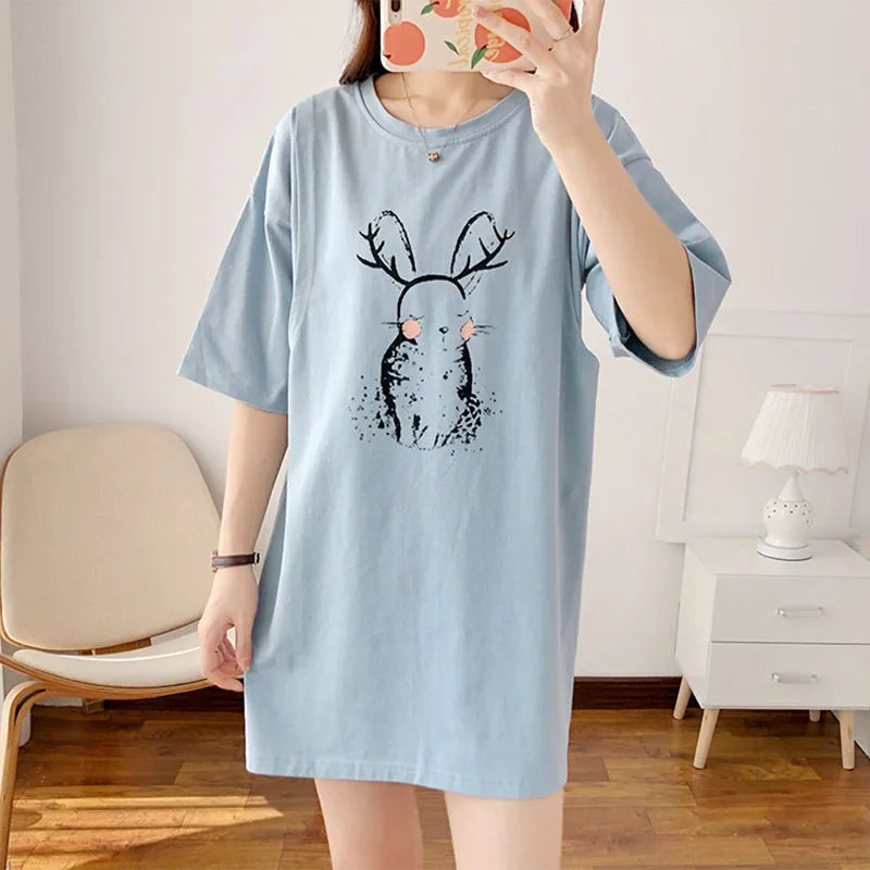 1PC Long Sleeve Nursing T-shirt Fashion Letters Print Maternity Lactation Clothes Postpartum Woman Breastfeeding Top and Tees