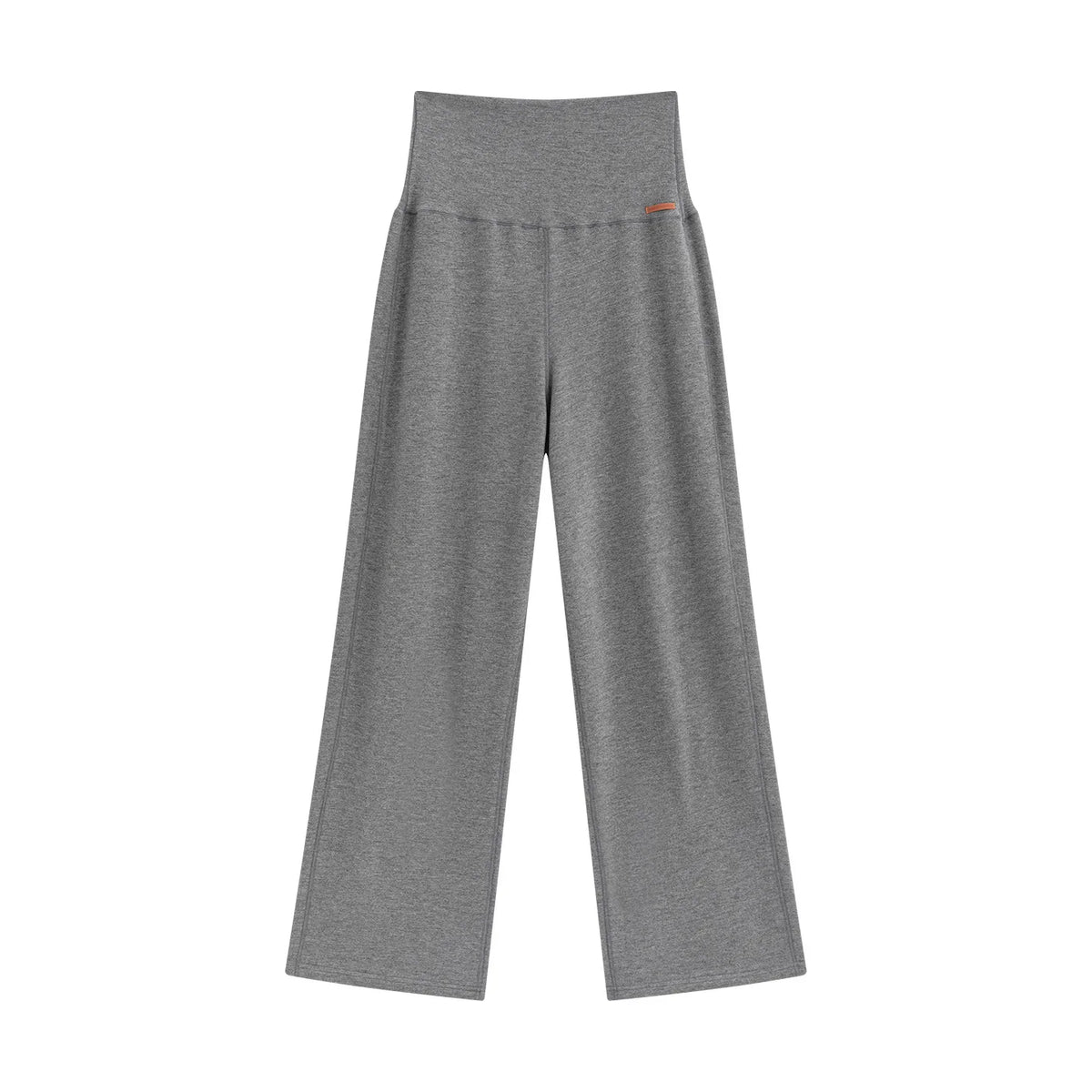 Maternity Pants Loose Soft Skin Friendly Thickened Polyester Belly Support Autumn Winter Comfortable Casual Drape Trousers