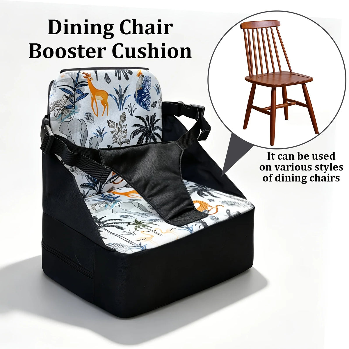 Portable Foldable Baby Dining Booster Seat Non Slip Pad For 0 3 Years Old Boys Girls Christmas Halloween Holiday Gift Supplies
