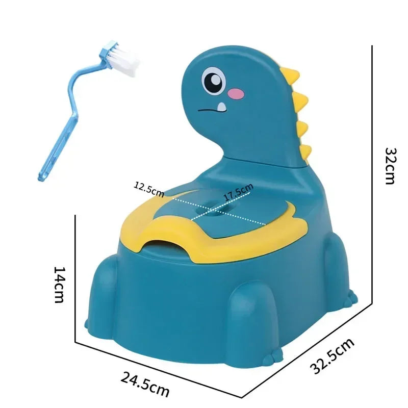 Baby Potty Cartoon Dinosaur Boy Girl Beginner Potty Baby Toddler Thickening Urinal Splash Proof Children Urinal Toilet Supplies
