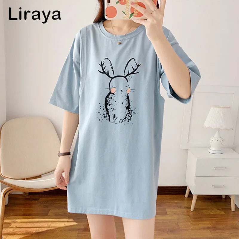 1PC Long Sleeve Nursing T-shirt Fashion Letters Print Maternity Lactation Clothes Postpartum Woman Breastfeeding Top and Tees