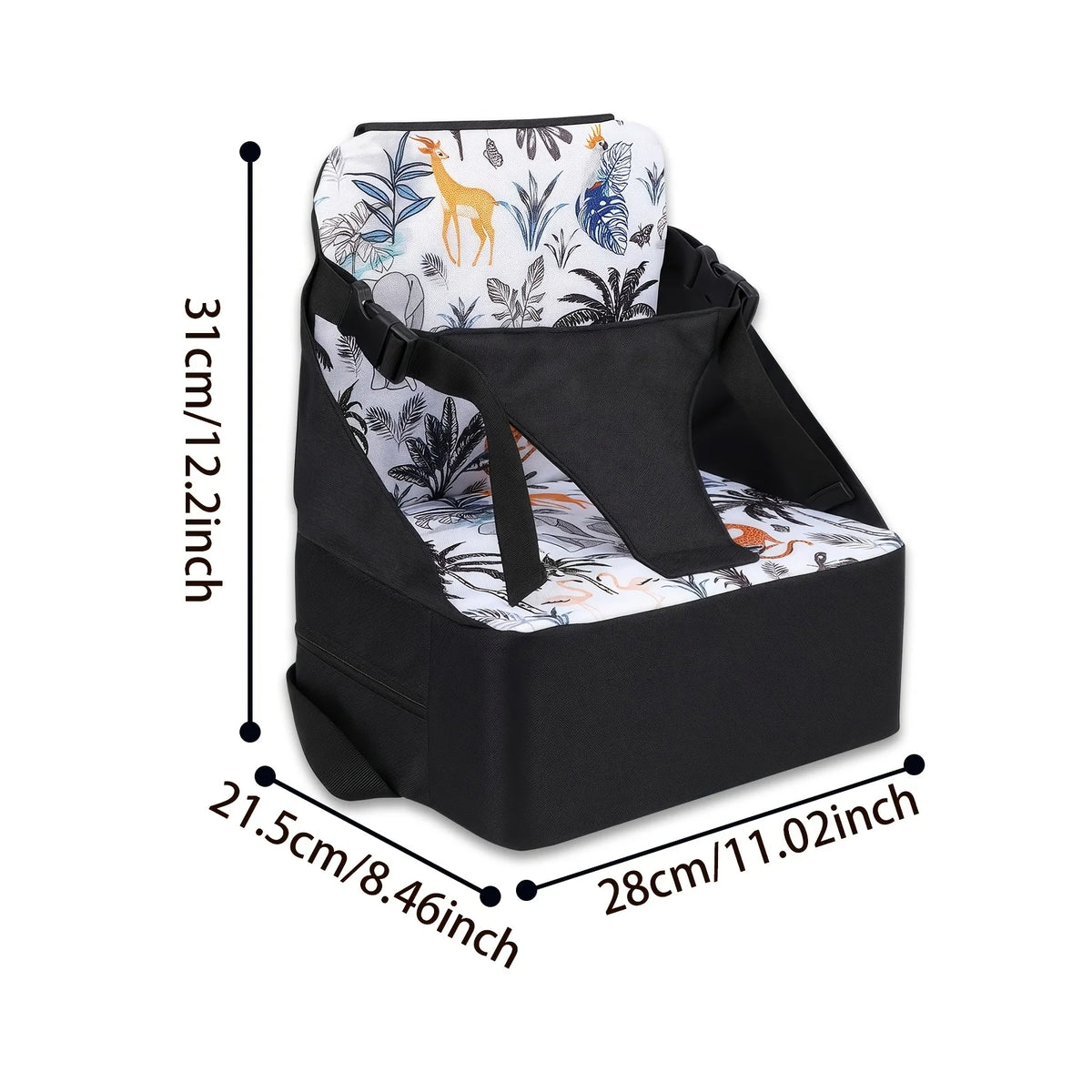 Portable Foldable Baby Dining Booster Seat Non Slip Pad For 0 3 Years Old Boys Girls Christmas Halloween Holiday Gift Supplies