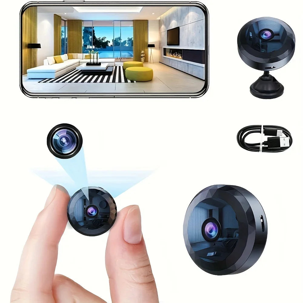 4K Mini WiFi Wireless Security Camera HD Night Vision Camcorder Baby Monitor Voice Video Home Surveillance Protection Cam New