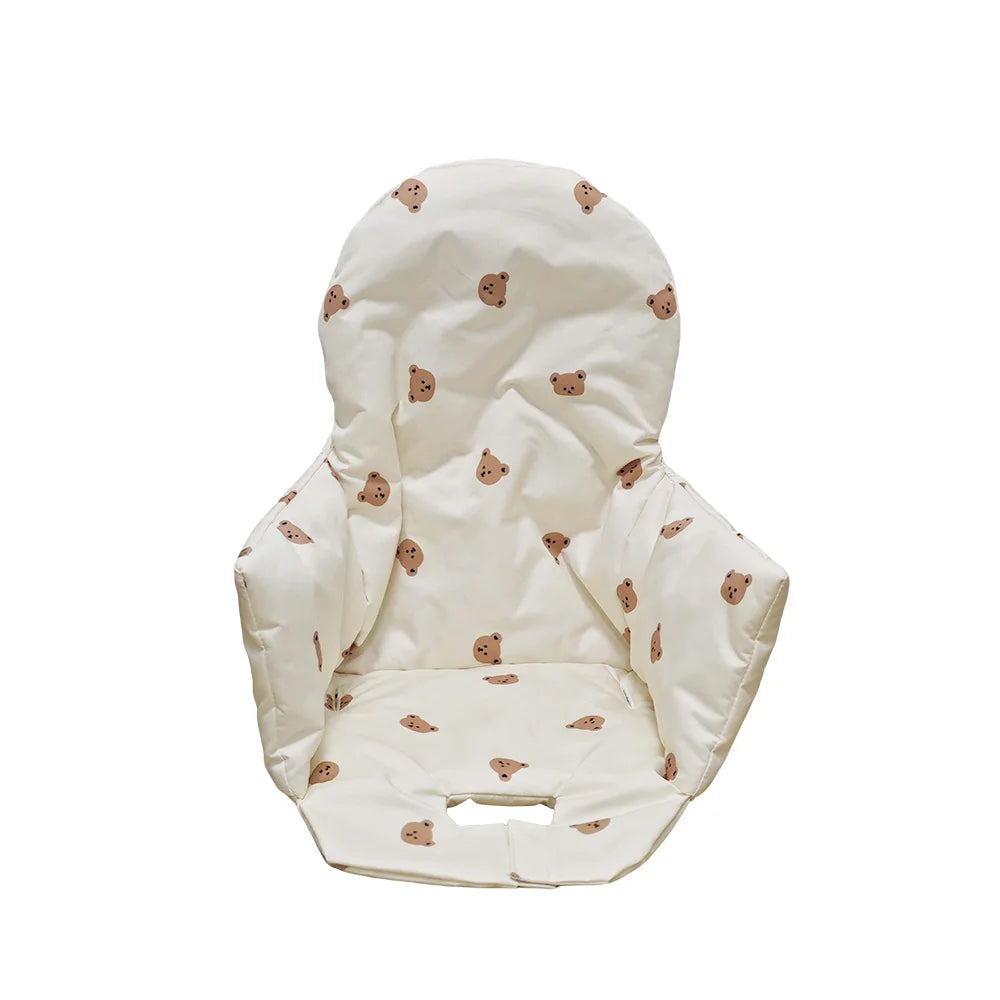 1PCS Bear Dinosaur Washable Foldable Baby Highchair Cover Antilop Chair Cushion Seat Covers Soft Cushion for Baby Feeding